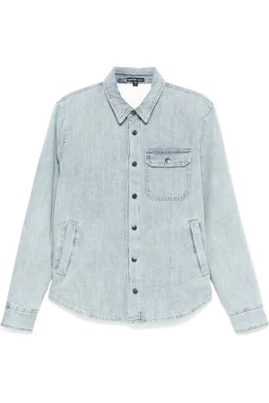 James Perse Denim Sherpa Shirt jacket