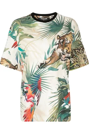 Roberto Cavalli Jungle print T-shirt