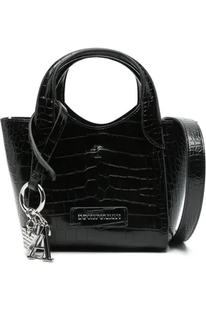 Emporio Armani Logo-charm tote bag