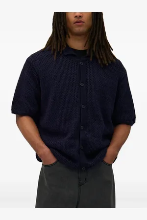 ARTE Crochet-knit shirt