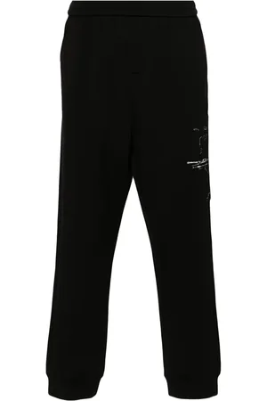 Emporio Armani Graphic-print tapered trousers