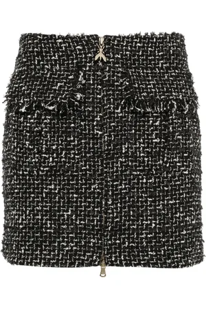 Patrizia Pepe A-line tweed miniskirt