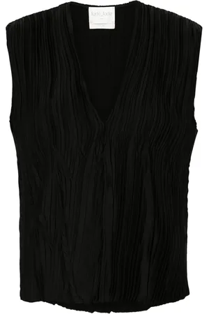 FORTE FORTE Sleeveless pleated blouse