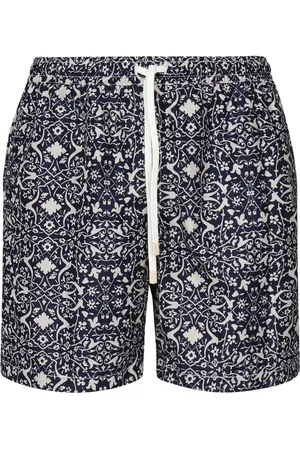 ELEVENTY Graphic-print swim shorts