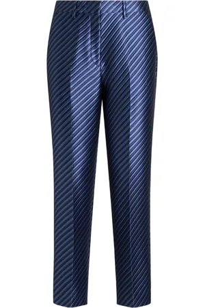 Etro Jacquard straight-leg trousers