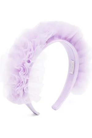 MONNALISA Ruffled tulle head band