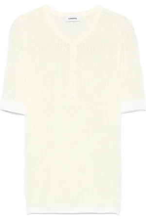 Sandro Contrast-trim top
