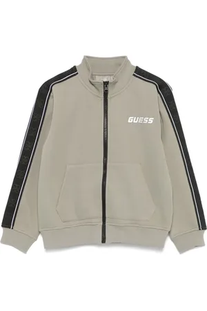 Guess Raised-logo track jacket
