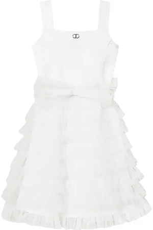 Twin-Set Ruffled midi dress