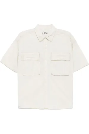Izzue Logo-embroidered shirt