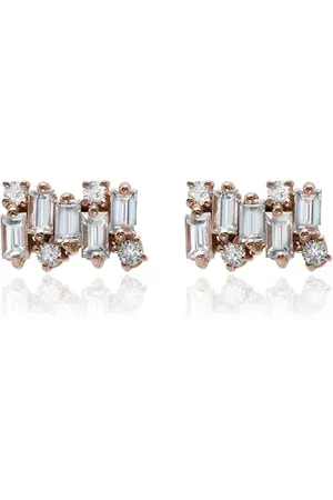 Suzanne Kalan Firework Diamond Earrings