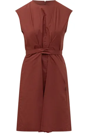 Woolrich Belted poplin dress