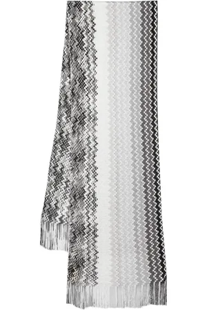 Missoni Zigzag knitted scarf