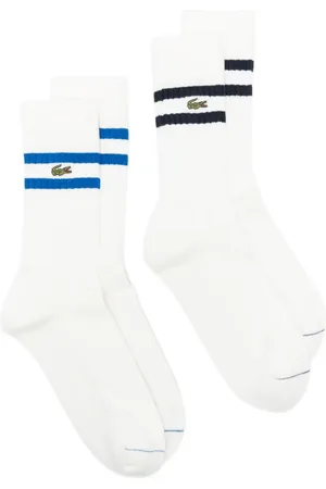 Lacoste Logo-patch socks (pack of two)
