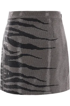 Roberto Cavalli Rhinestone-embellished mini skirt