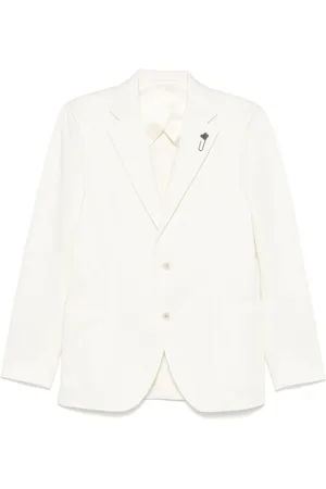 LARDINI Brooch-detail blazer