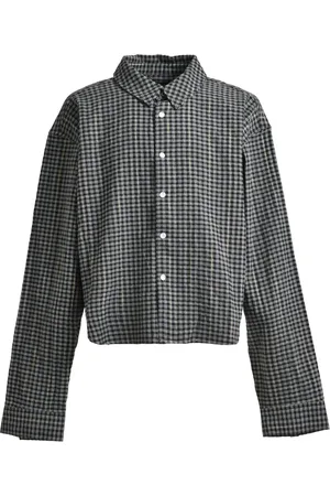 Breathe Check-print shirt