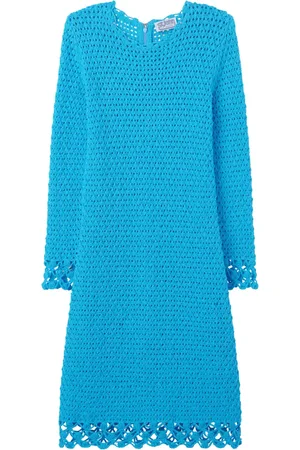ST. JOHN Re-Edition Ruffle Boucle dress
