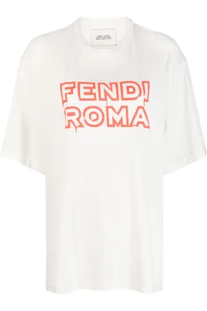 Fendi Logo-print cotton T-shirt