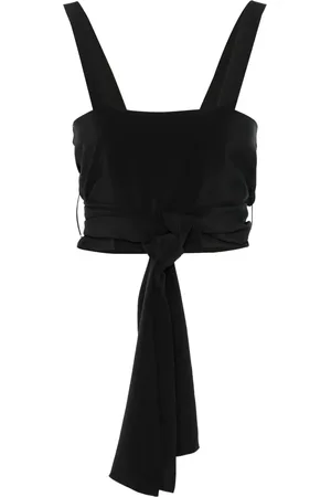Chloé Crepe de chine cropped top