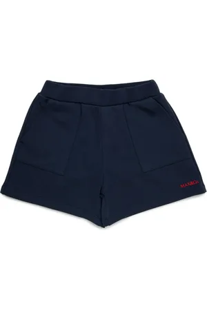 MAX&Co. Kids Logo-embroidered shorts