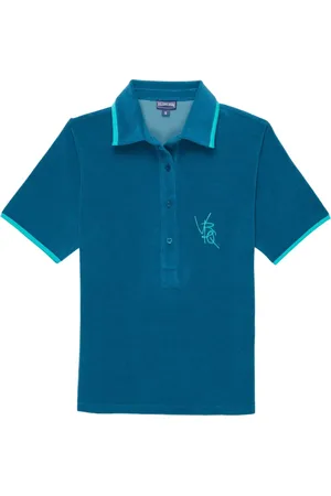 Vilebrequin Logo-embroidered polo top