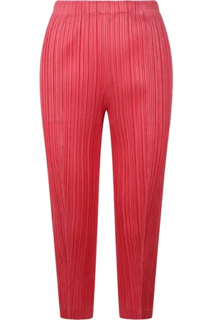PLEATS PLEASE ISSEY MIYAKE Pleated cropped trousers