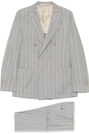 ELEVENTY Striped suit