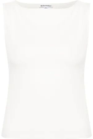Reformation Dusk boat-neck top