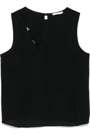 Patrizia Pepe Logo-detailed blouse