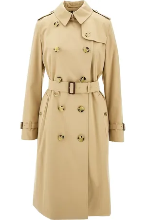 Burberry Double-breasted cotton trench coat