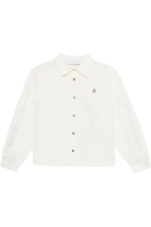 Roberto Cavalli Logo-embroidered shirt