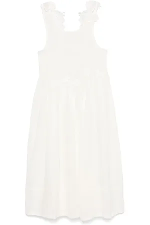 Maurizio Mykonos Lace-embellished midi dress