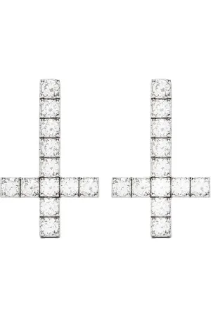 DARKAI Reversed Cross stud earrings