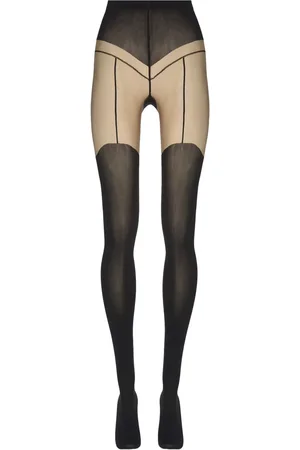 Wolford Garter-print tights