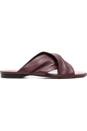 PARIS TEXAS Leather slides
