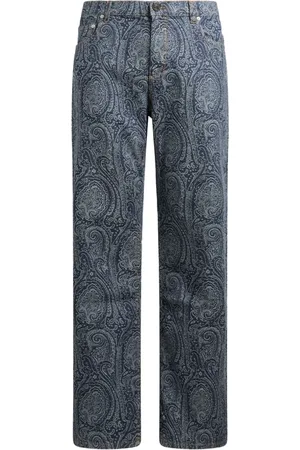 Etro Jacquard straight jeans