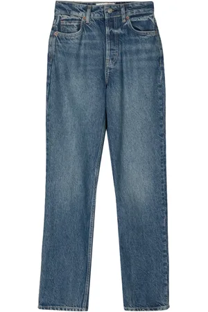 Reformation Cynthia high-rise straight-leg jeans