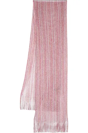 Missoni Metallic-thread open-knit scarf