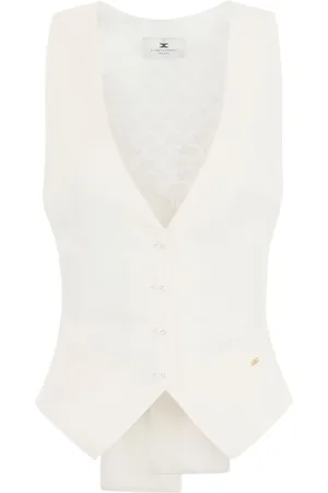 Elisabetta Franchi Gabardine waistcoat