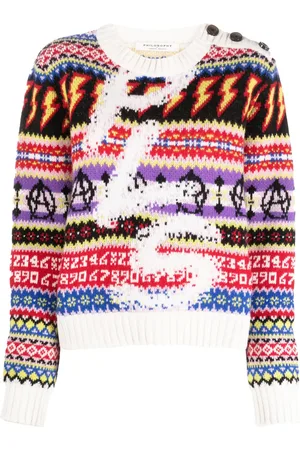 Serafini Punk Vibes intarsia-knit jumper