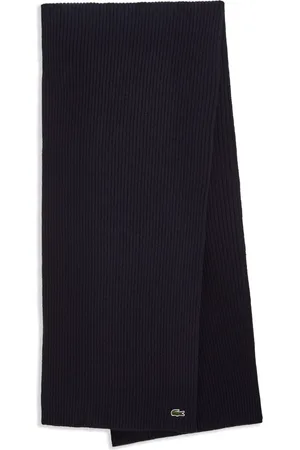 Lacoste Ribbed-knit wool scarf