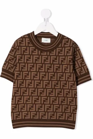 Fendi FF motif short-sleeve top