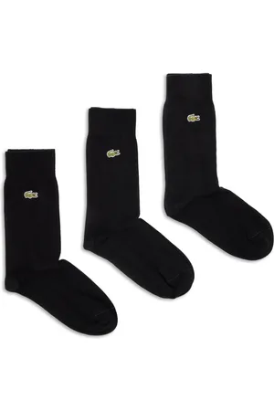 Lacoste Logo-embroidered socks (set of three)