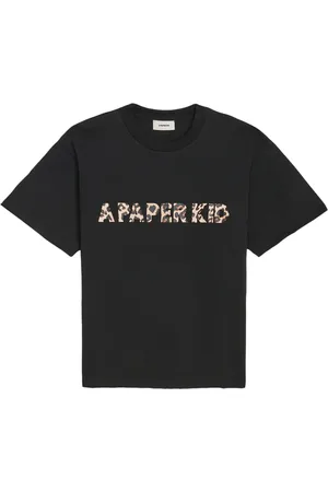 A PAPER KID Logo-print T-shirt