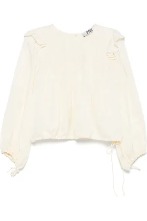 PNK Drawstring-waist blouse