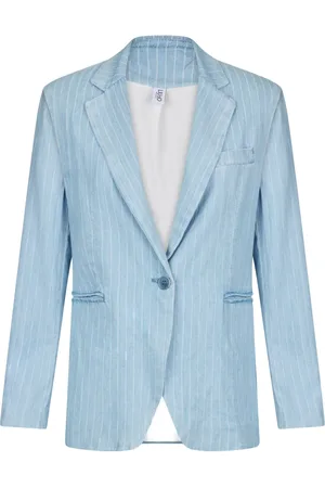 Liu Jo Pinstripe pattern denim blazer