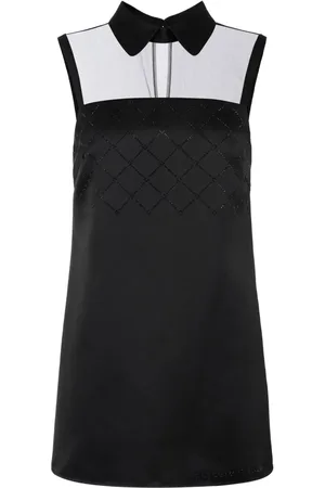 Elisabetta Franchi Duchesse satin mini dress