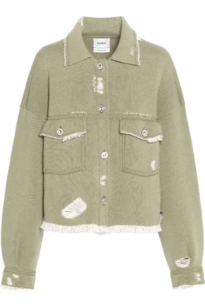 Barrie Denim fringed jacket