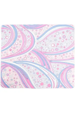 PUCCI Junior Marmo-print blanket